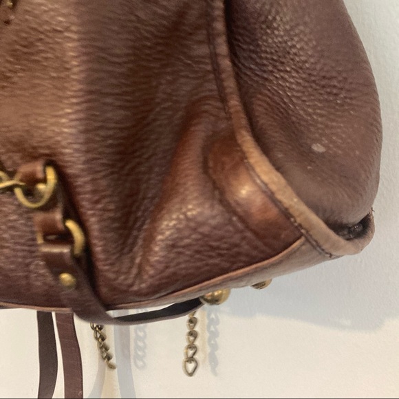 Cole Haan G Series LG Leather Hobo Bag with Chain Details FINAL SALE - Picture 7 of 8
